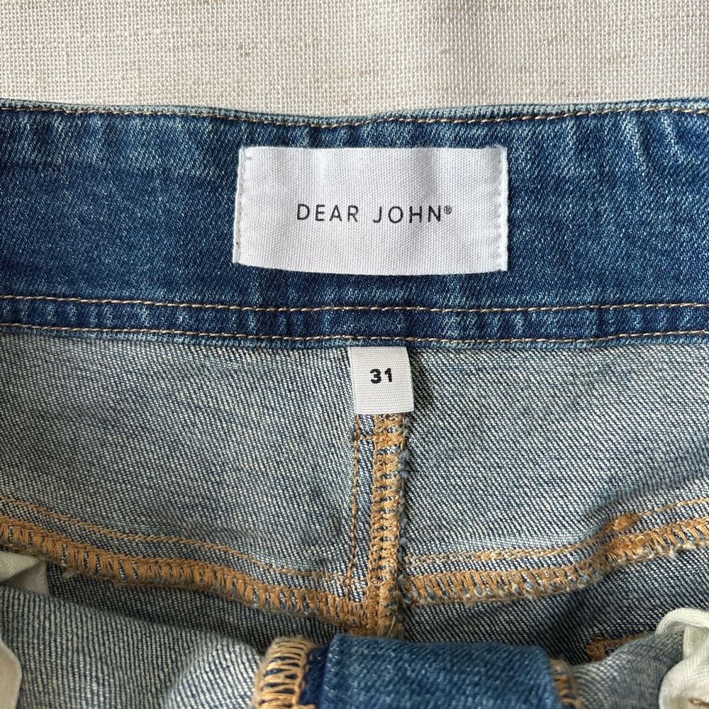 Dear John Blue Denim Wide Leg Jeans Size 31 - Picture 5 of 6